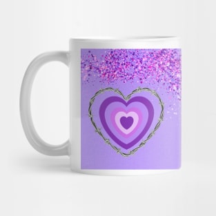 purple heart Mug